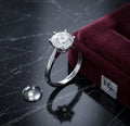 Crystal Oval Diamond Ring