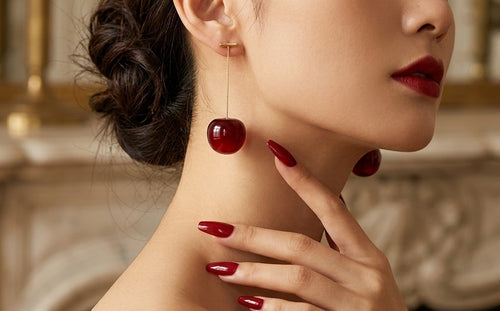 Antic Cherry Drop Earring