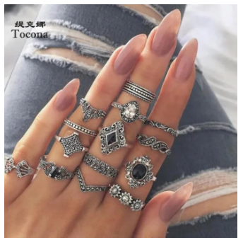 Silver Ring Set for Women
