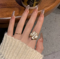 Pearl Camellia Flower Ring