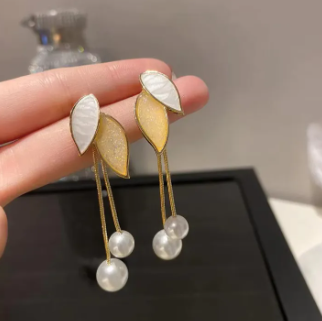 Leaf Earrings for Girls
